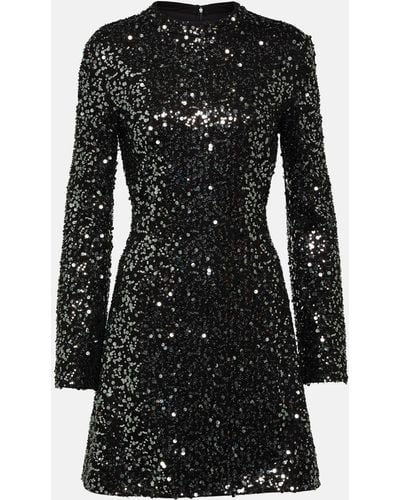 Jonathan Simkhai Safia Embellished Crepe Mini Dress - Black