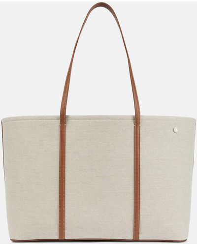 Loro Piana Carry Everything Large Canvas Tote - Natural