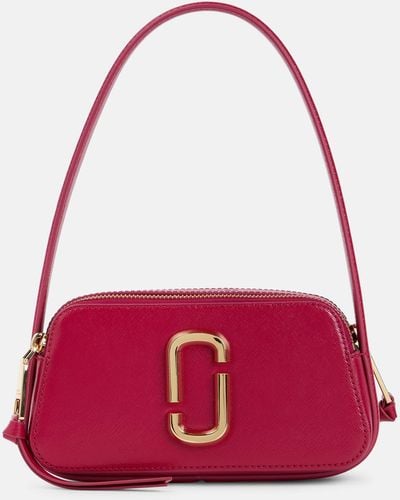 Marc Jacobs The Slingshot Leather Shoulder Bag - Red