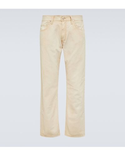NOTSONORMAL Cotton Slim Pants - Natural