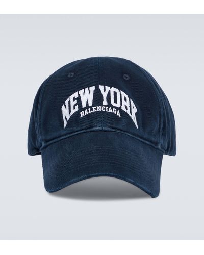 Balenciaga Cities New York Baseball Cap - Blue