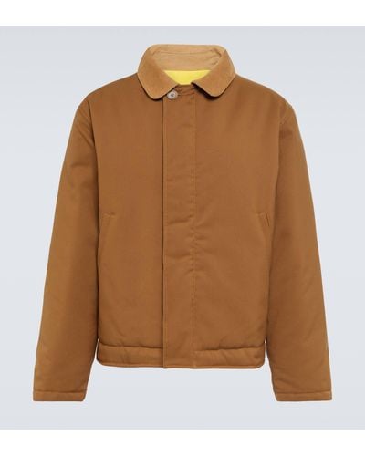 Marni Padded Cotton-blend Jacket - Brown