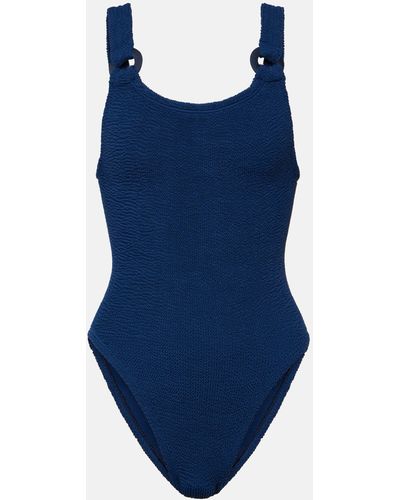 Hunza G Domino Swimsuit - Blue