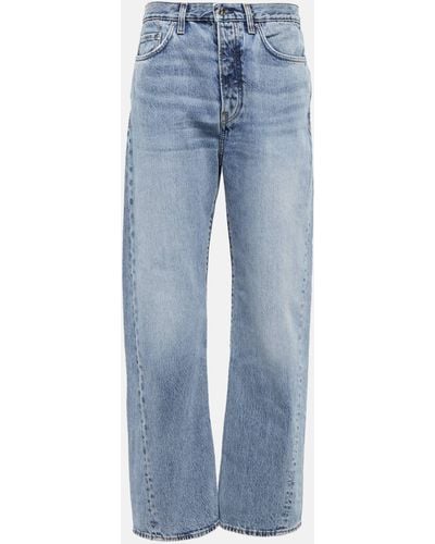 Totême High-rise Straight Jeans - Blue