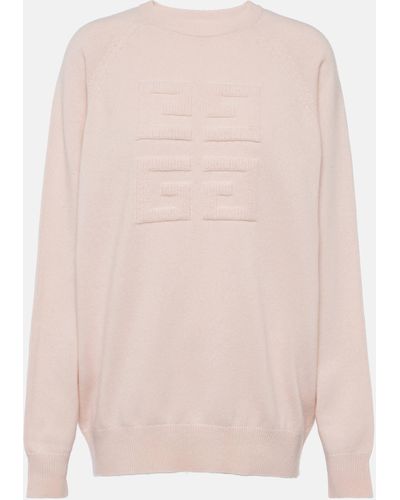 Givenchy 4g Cashmere Sweater - Pink