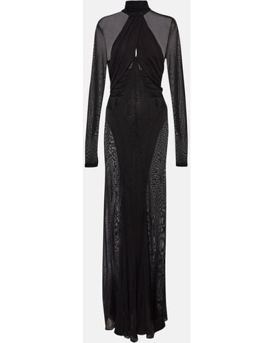 Isabel Marant Rimma Semi-sheer Gown - Black