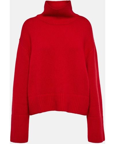 Lisa Yang Fleur Cashmere Sweater - Red