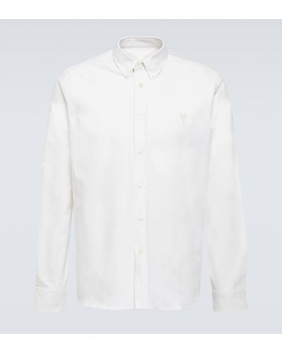 Ami Paris Cotton Poplin Shirt - White