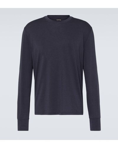 Tom Ford Jersey Top - Blue