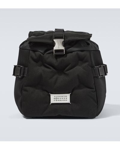 Maison Margiela Glam Slam Small Quilted Backpack - Black