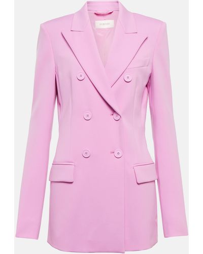 Sportmax Frizzo Double-breasted Blazer - Pink