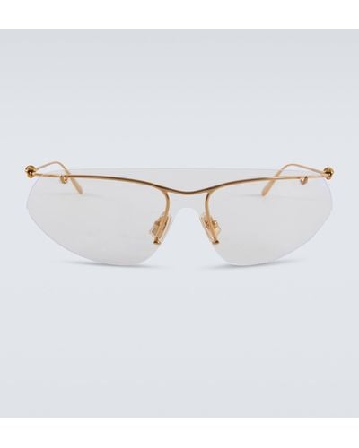 Bottega Veneta Knot Glasses - White