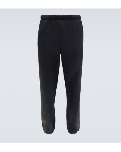 Les Tien Cotton Jersey Sweatpants - Black