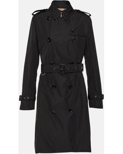 Burberry Double-breasted Trench Coat - Black