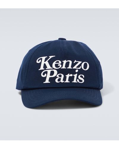 KENZO Logo Baseball Cap - Blue