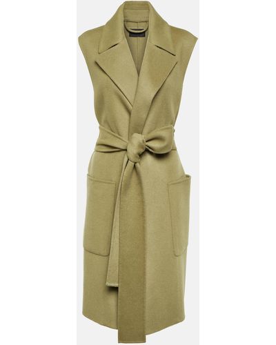 JOSEPH Garance Wool And Cashmere Jacket - Green