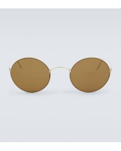 Giorgio Armani Round Sunglasses - Brown