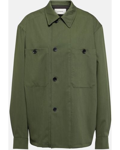 Lemaire Virgin Wool Jacket - Green