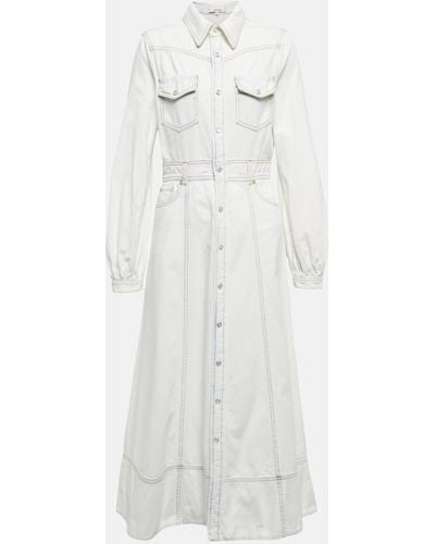 Dorothee Schumacher Denim Romance Maxi Dress - White