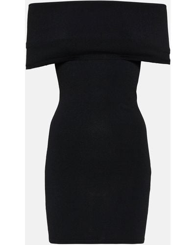 Wardrobe NYC Off-shoulder Minidress - Black