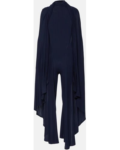 Alaïa Jersey Jumpsuit - Blue