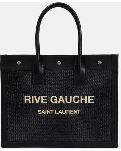 Saint Laurent ‘Noe Rive Gauche’ Shopper Bag - Black