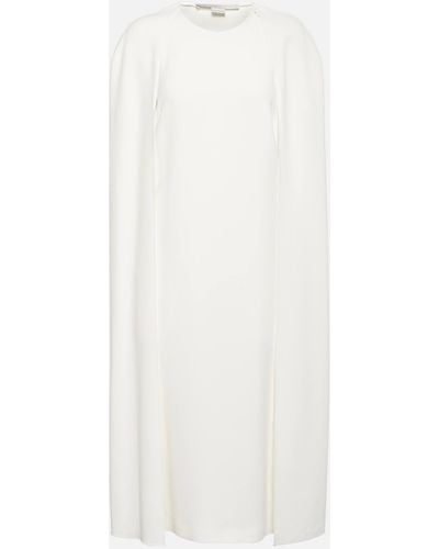 Stella McCartney Cape Midi Dress - White