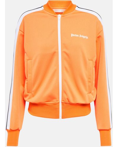 Palm Angels Logo Track Jacket - Orange