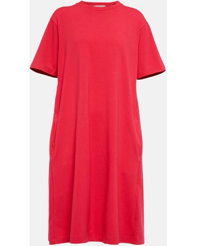 Max Mara Leisure Gaspare Cotton-blend Jersey Minidress - Red