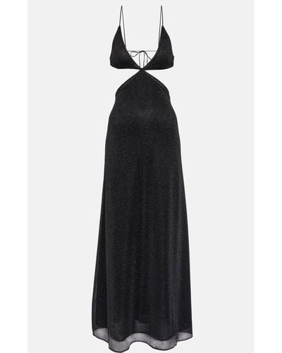 Oséree Lumiere Cut Out Dress - Black