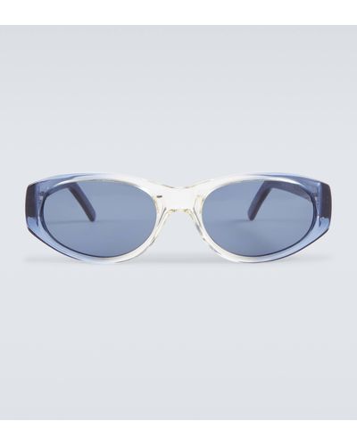 Our Legacy Unwound Oval Sunglasses - Blue