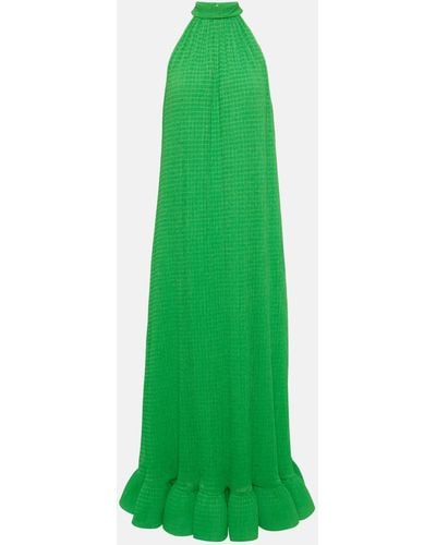 Jonathan Simkhai Rita Halterneck Midi Dress - Green