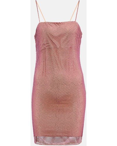 Stella McCartney Crystal-embellished Minidress - Pink