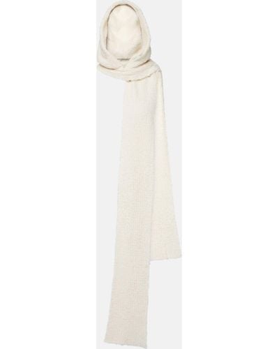 Magda Butrym Cotton-blend Hood - White