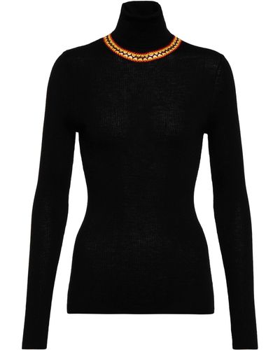 Gabriela Hearst Ria Turtleneck Sweater - Black