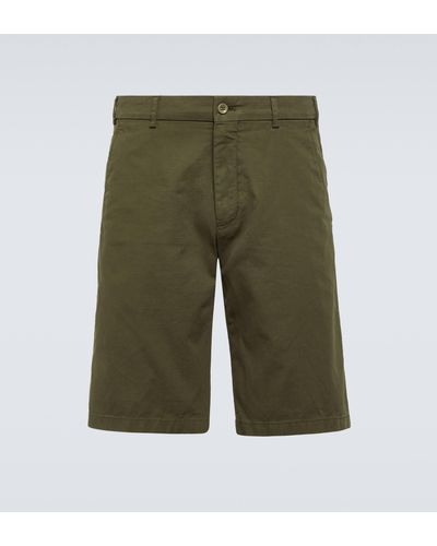 Loro Piana Cotton-blend Bermuda Shorts - Green