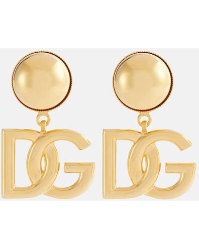Dolce & Gabbana Dg Clip-on Earrings - Metallic