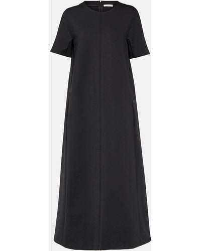 The Row Carolina Midi Dress - Black