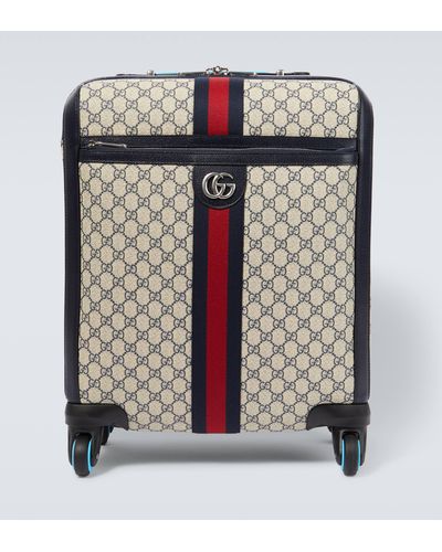 Gucci Savoy Small GG Canvas Carry-on Suitcase - Black