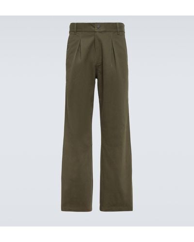 GR10K Boot Cotton Twill Cargo Pants - Green