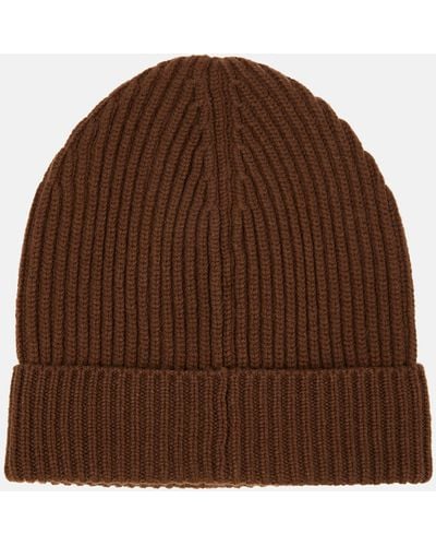 Dolce & Gabbana Wool And Cashmere Beanie - Brown