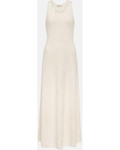 Loro Piana Silk Maxi Dress - White