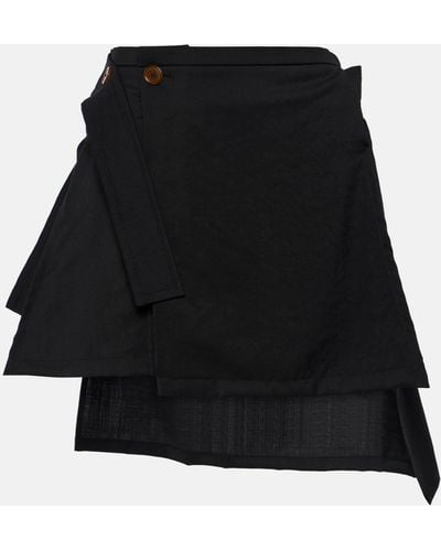 Vivienne Westwood Wool Mini-skirt - Black