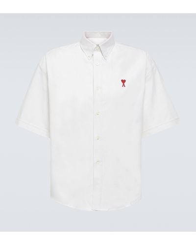 Ami Paris Ami De Cour Cotton Shirt - White