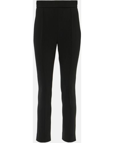 Carolina Herrera High-rise Slim Pants - Black
