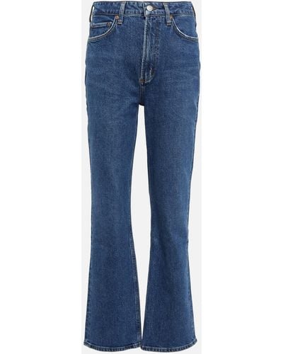 Agolde Vintage High-rise Bootcut Jeans - Blue