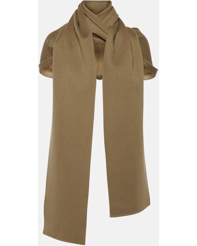 The Row Dodi Cashmere Scarf - Natural