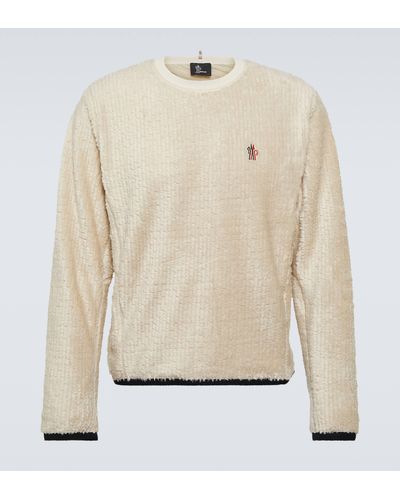 3 MONCLER GRENOBLE Crewneck Sweater - Natural