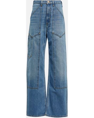 RE/DONE Super High Workwear Jeans - Blue