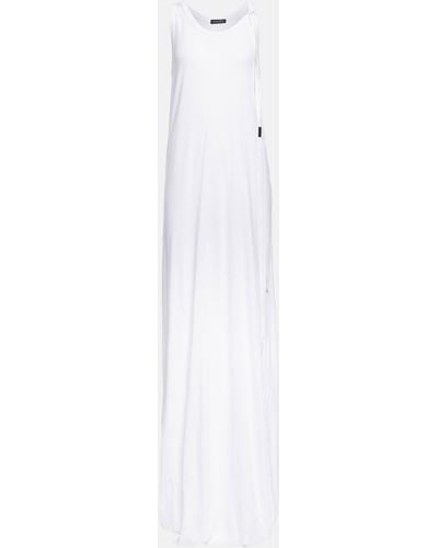 Ann Demeulemeester Fernande Flared Cotton Gown - White